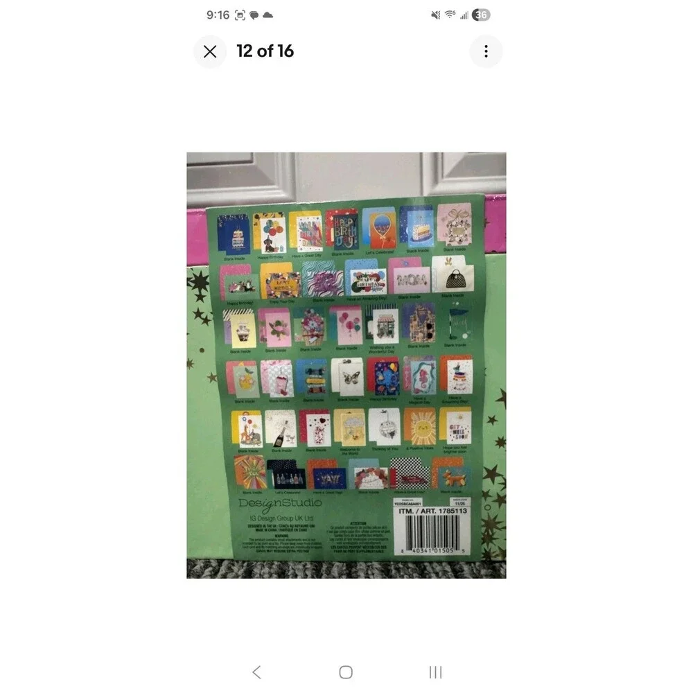 PRO4ALL Hand Crafted All Occasion Greeting Card Collection, 40-count NEW MODEL